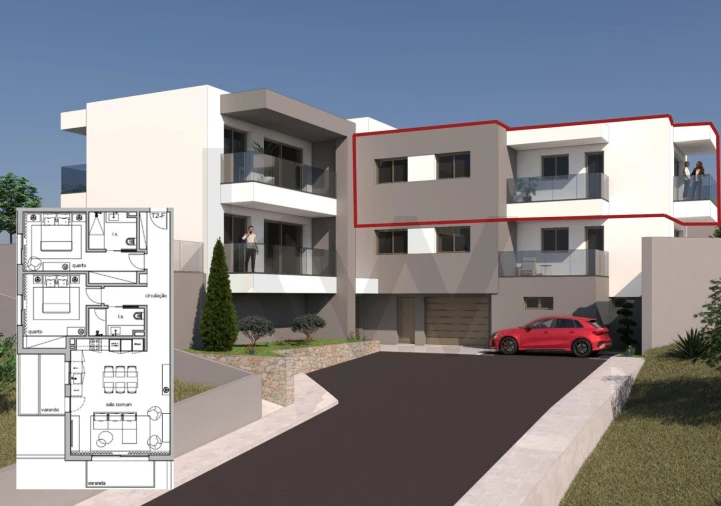 Apartamento T2 para Venda em Santo Antonio Foto 8