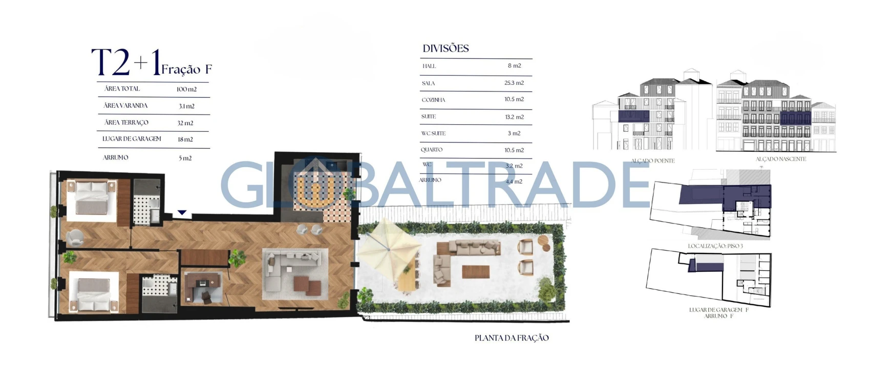 Apartamento T2 para Venda em Cedofeita, Santo Ildefonso, Sé, Miragaia, São Nicolau e Vitória Foto 9
