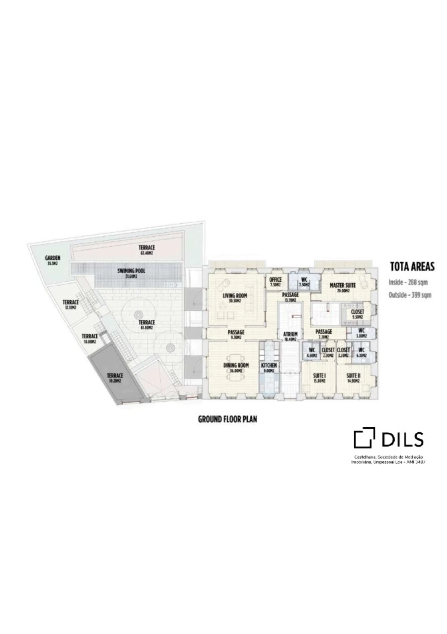 Apartamento T3 para Venda em Santa Maria Maior Planta 1