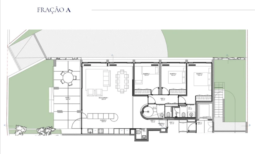 Apartamento T3 para Venda em Aldoar, Foz do Douro e Nevogilde Planta 1