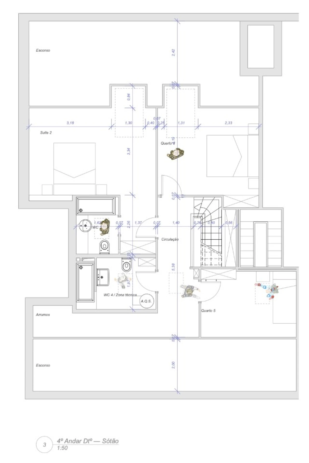 Apartamento T5 para Venda em Estrela Planta 2