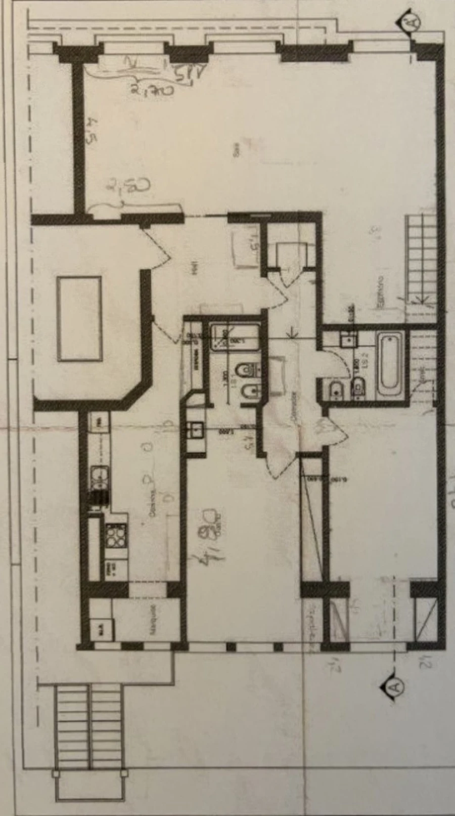 Apartamento T3 para Venda em Avenidas Novas Planta 1