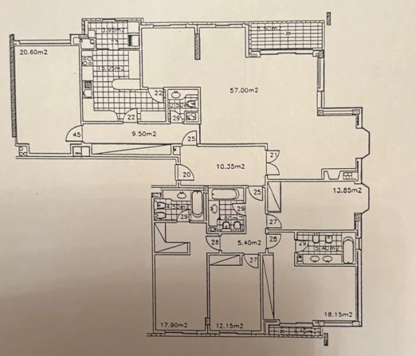 Apartamento T4 para Venda em Santa Marinha e São Pedro da Afurada Planta 1