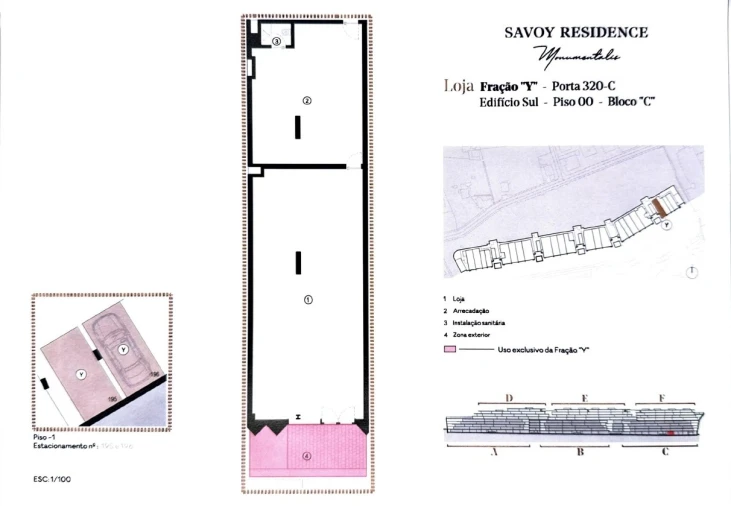 Loja para Arrendamento em São Martinho Planta 1