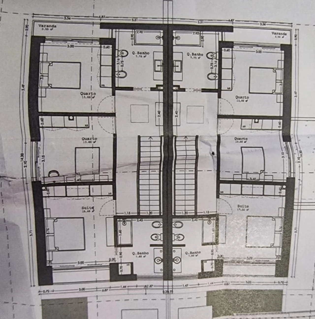 Moradia T3 para Venda em Paços de Brandão Planta 2