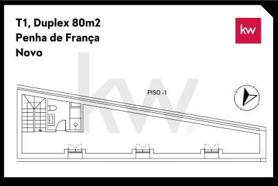 Apartamento T1 para Venda em Penha de França