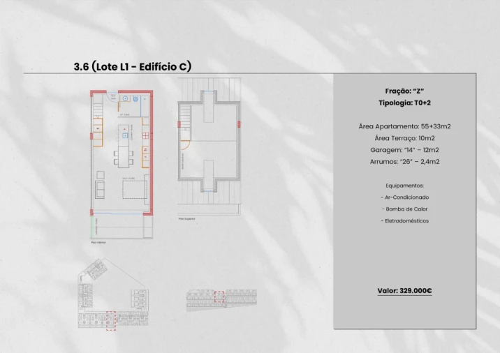 Apartamento para Venda em São Vitor (Braga) Planta 1