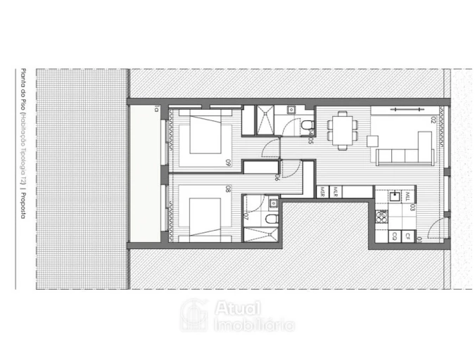 Apartamento T2 para Venda em São Torcato Foto 5