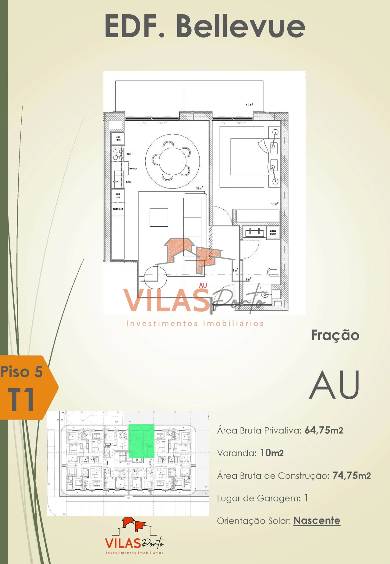 Apartamento T1 para Venda em Meixomil Foto 12