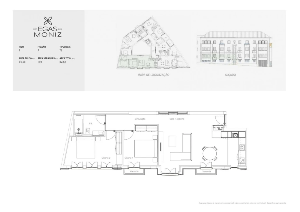 Apartamento T2 para Venda em Cedofeita, Santo Ildefonso, Sé, Miragaia, São Nicolau e Vitória Foto 13