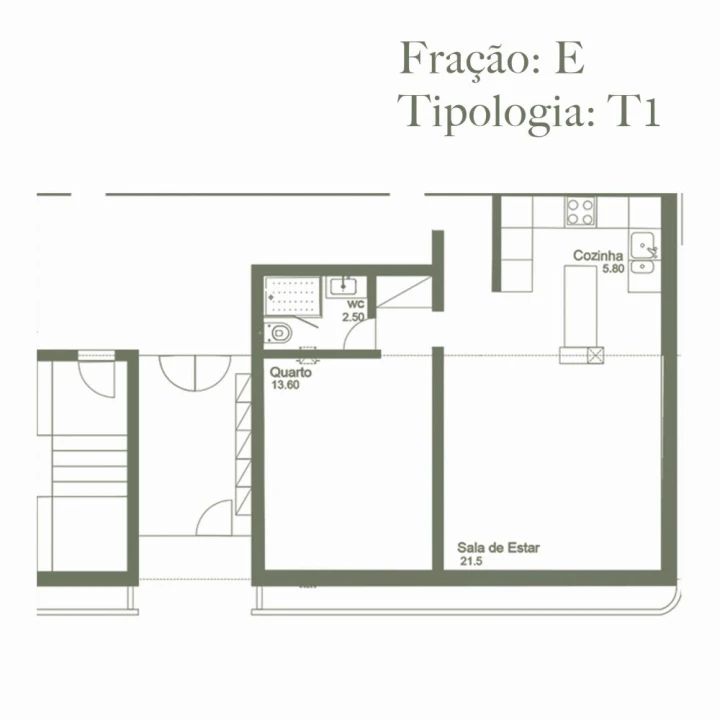 Apartamento T1 para Venda em Rio Tinto Foto 9