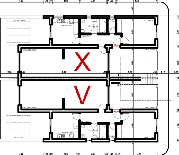 Apartamento T1 para Venda em Vila Nova de Cacela Planta 1