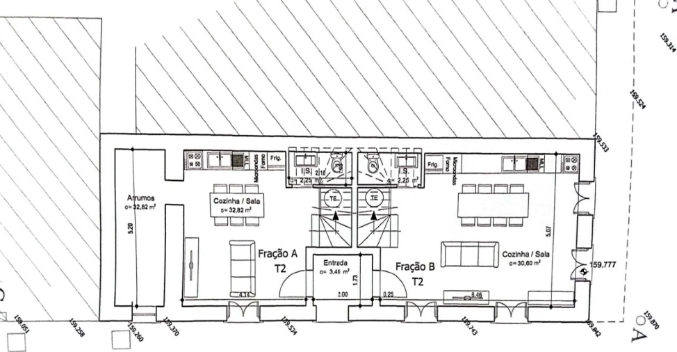 Moradia T2 para Venda em Nossa Senhora da Piedade Planta 1