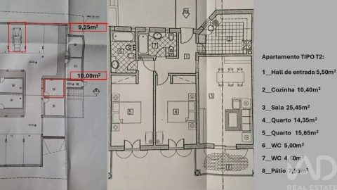 Apartamento T2 para Venda em Porches