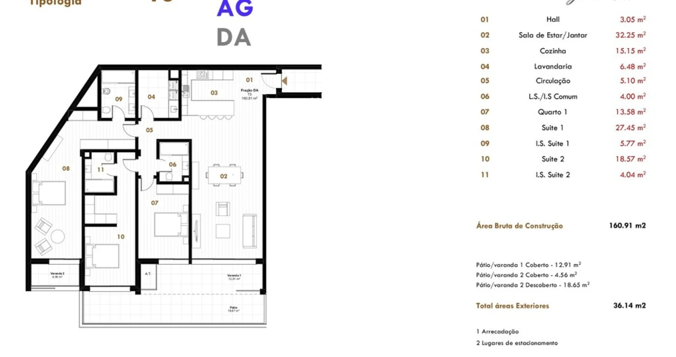 Apartamento T2 para Venda em Estreito de Camara de Lobos Foto 11