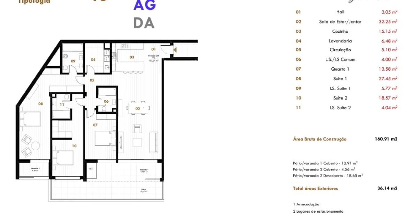 Apartamento T3 para Venda em Estreito de Camara de Lobos Foto 11