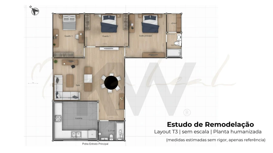 Moradia T3 para Venda em Madalena Foto 19