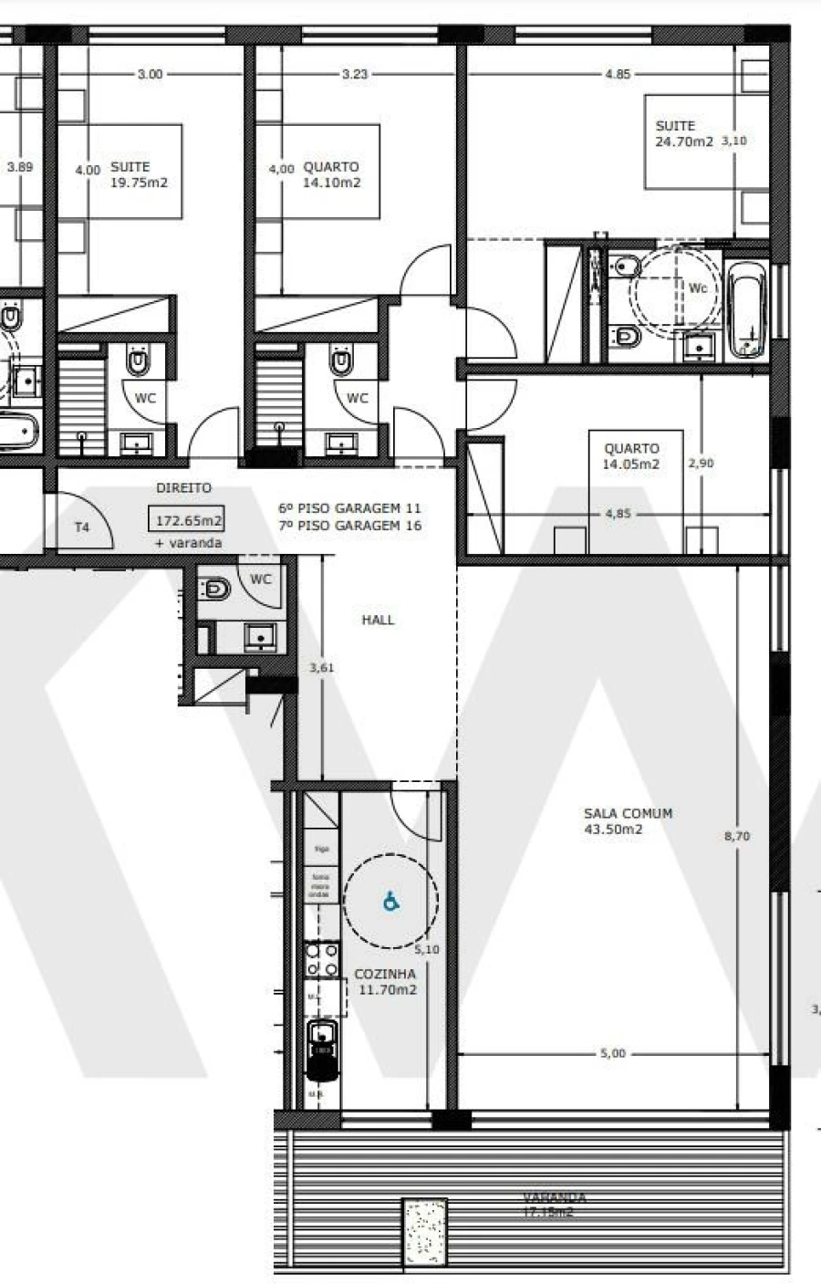 Apartamento T4 para Venda em Ramalde Foto 5