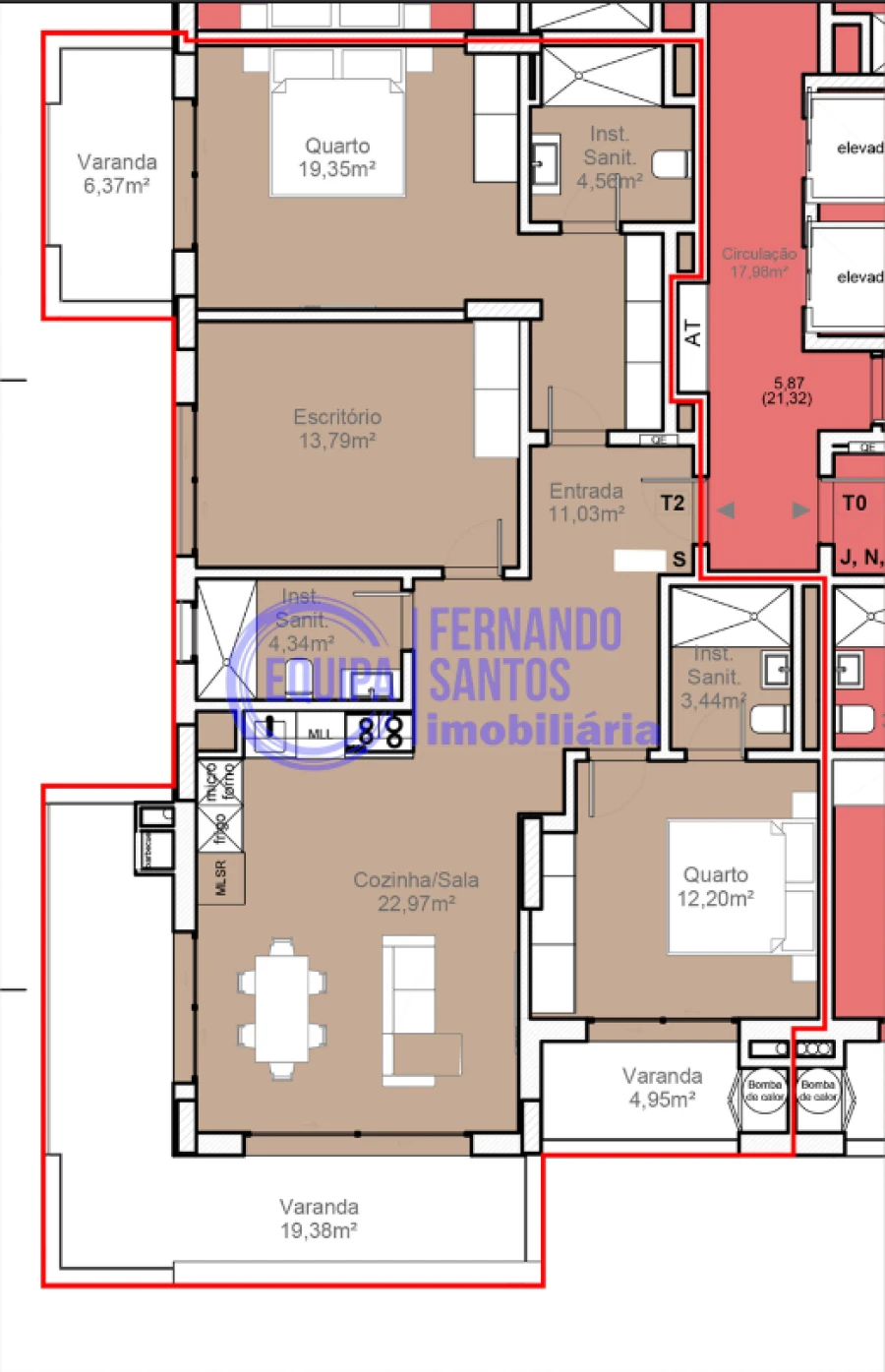 Apartamento T3 para Venda em Armação de Pera Foto 35