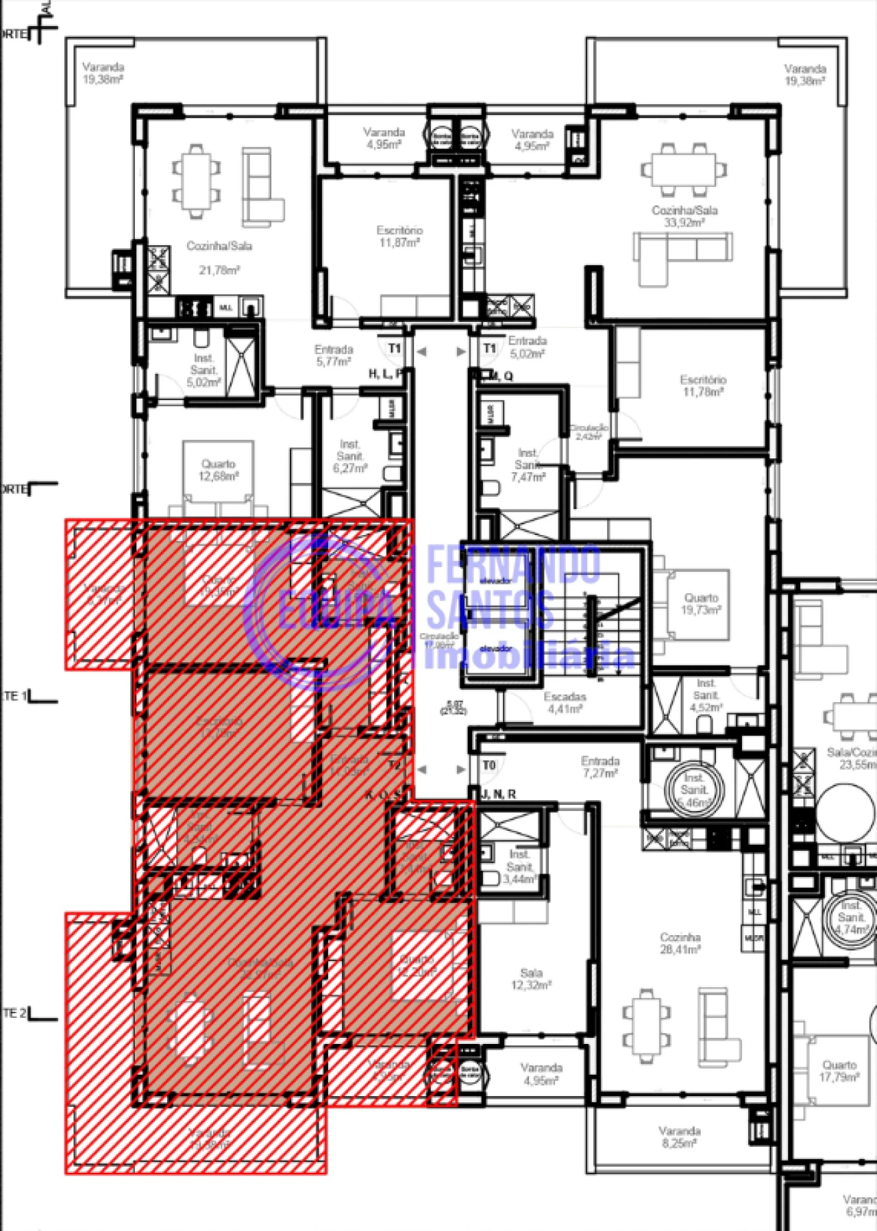 Apartamento T3 para Venda em Armação de Pera Foto 36