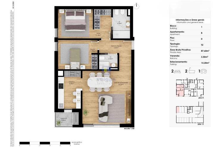 Apartamento T2 para Venda em Pombal Foto 4