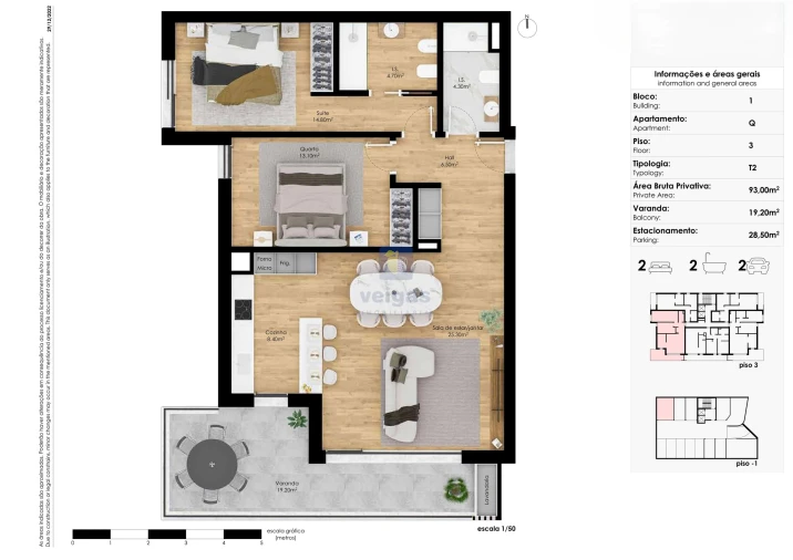 Apartamento T2 para Venda em Pombal Foto 34