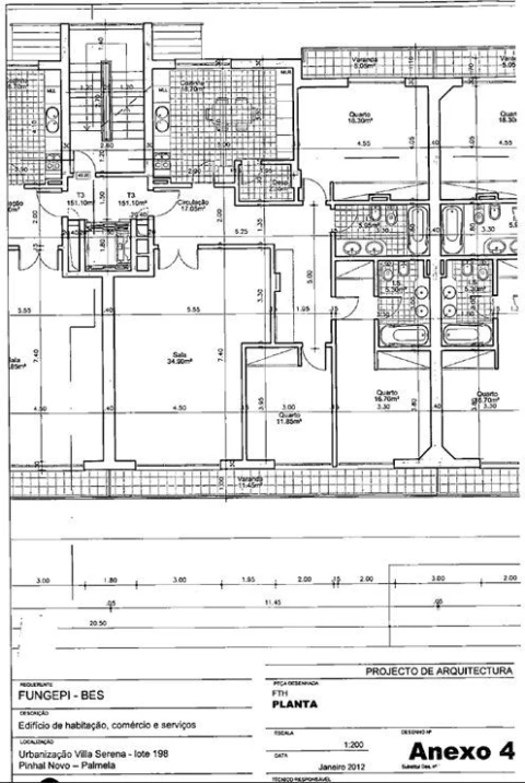 Apartamento T3 para Venda em Pinhal Novo