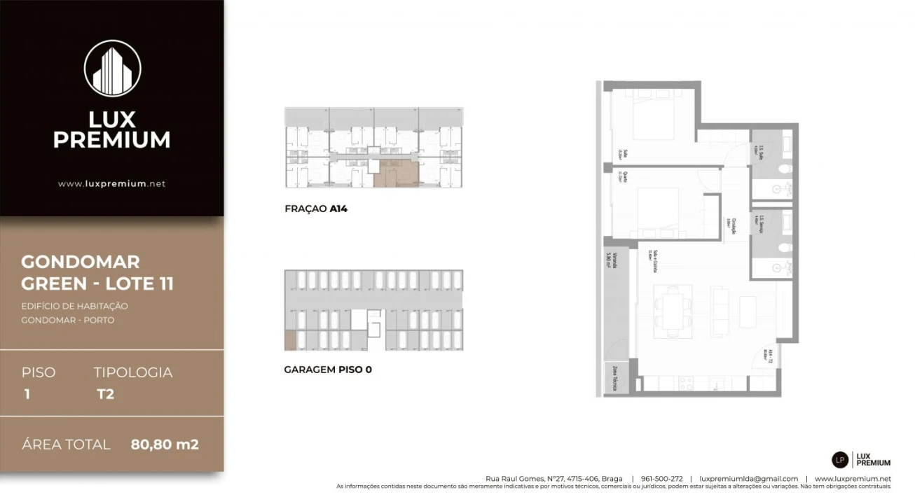 Apartamento T2 para Venda em Fânzeres e São Pedro da Cova Foto 17