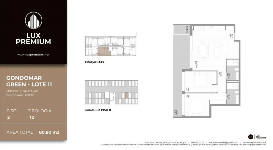 Apartamento T2 para Venda em Fânzeres e São Pedro da Cova Foto 17