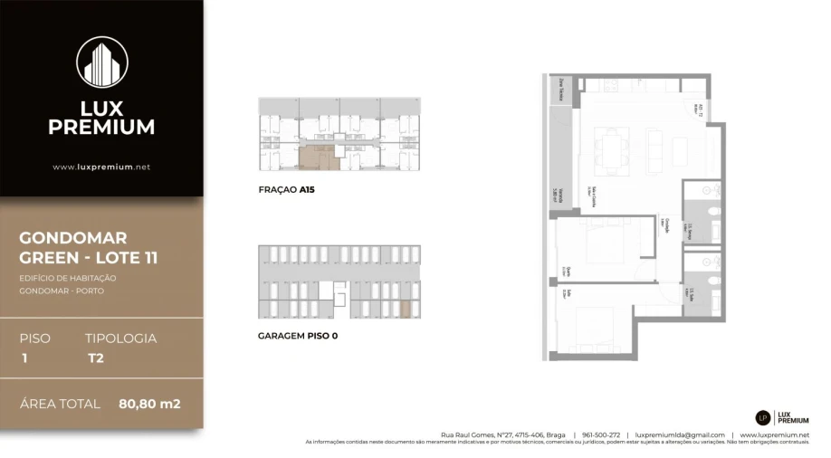 Apartamento T2 para Venda em Fânzeres e São Pedro da Cova Foto 17