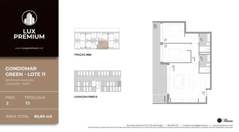 Apartamento T2 para Venda em Fânzeres e São Pedro da Cova Foto 17