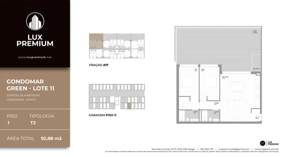 Apartamento T2 para Venda em Fânzeres e São Pedro da Cova Foto 17