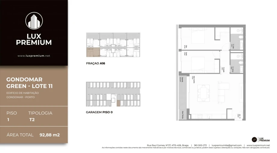 Apartamento T2 para Venda em Fânzeres e São Pedro da Cova Foto 17