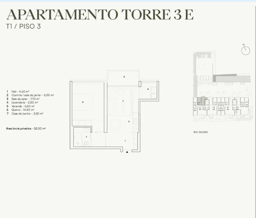Apartamento T1 para Venda em Lordelo do Ouro e Massarelos Foto 2