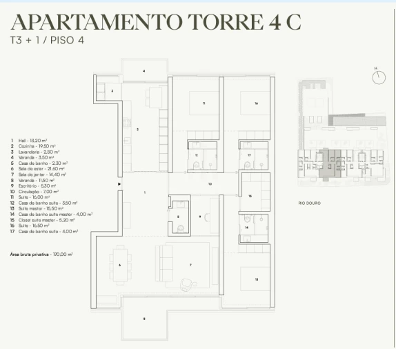 Apartamento T4 para Venda em Lordelo do Ouro e Massarelos Foto 2