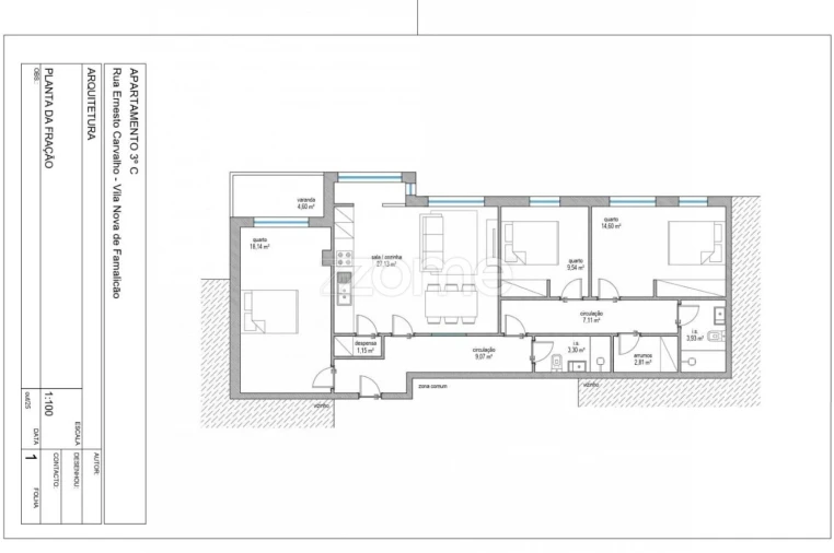 Apartamento T3 para Venda em Vila Nova de Famalicão e Calendário Foto 37