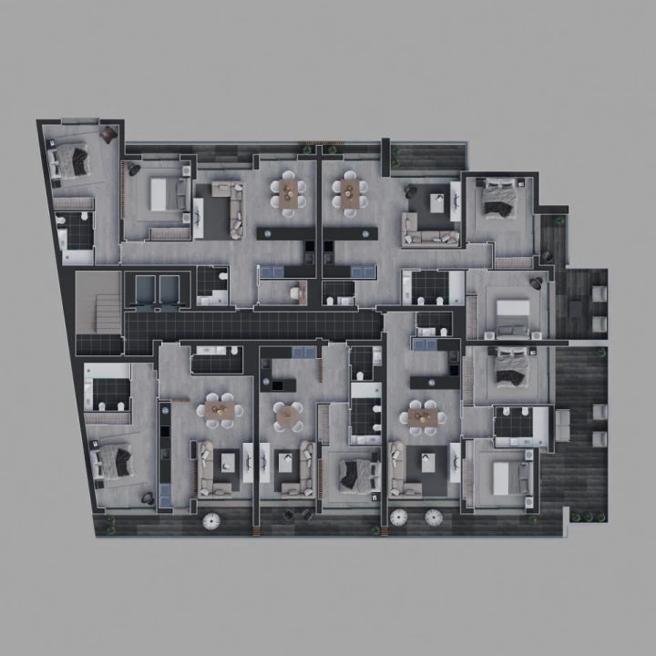 Apartamento T1 para Venda em Ribeira Brava Planta 2