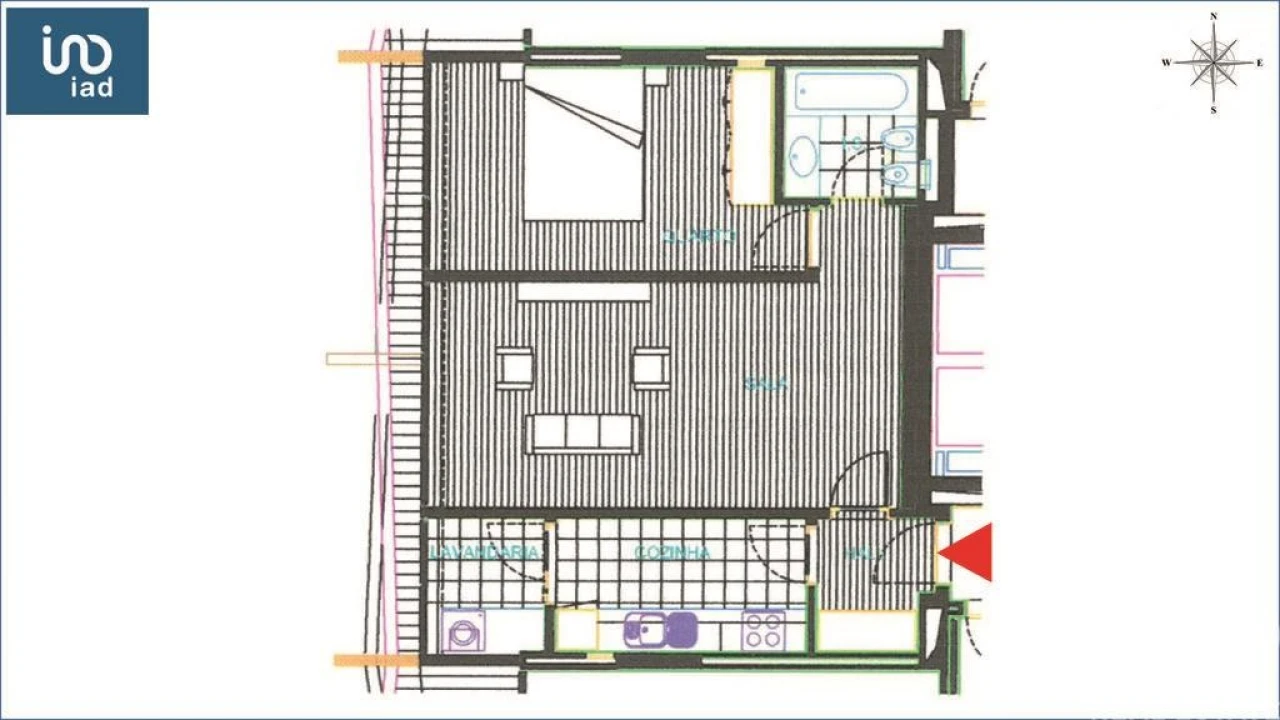 Apartamento T1 para Arrendamento em Aradas Foto 17