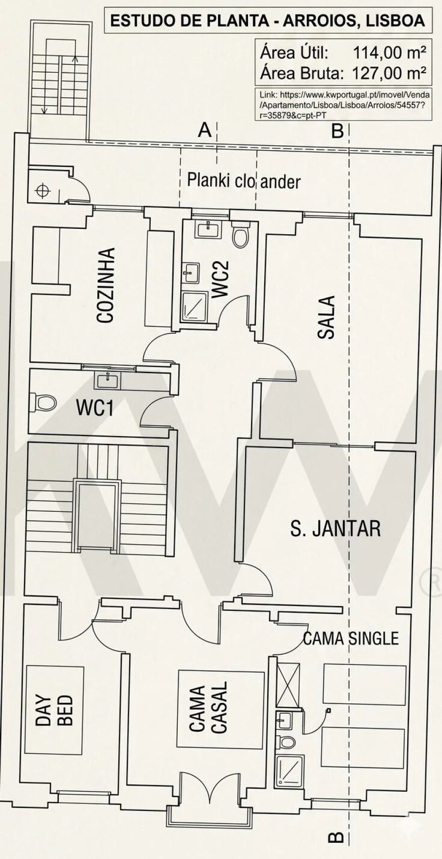 Apartamento T3 para Venda em Arroios Foto 31