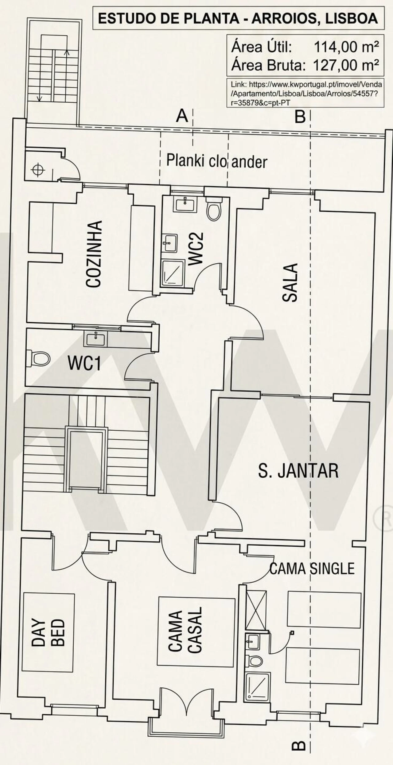 Apartamento T3 para Venda em Arroios Foto 31
