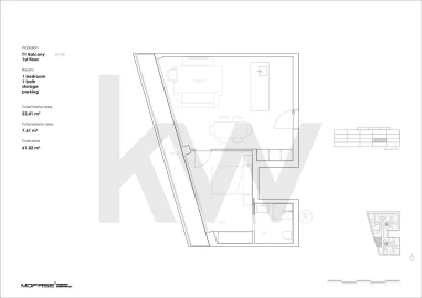 Apartamento T1 para Venda em Paranhos