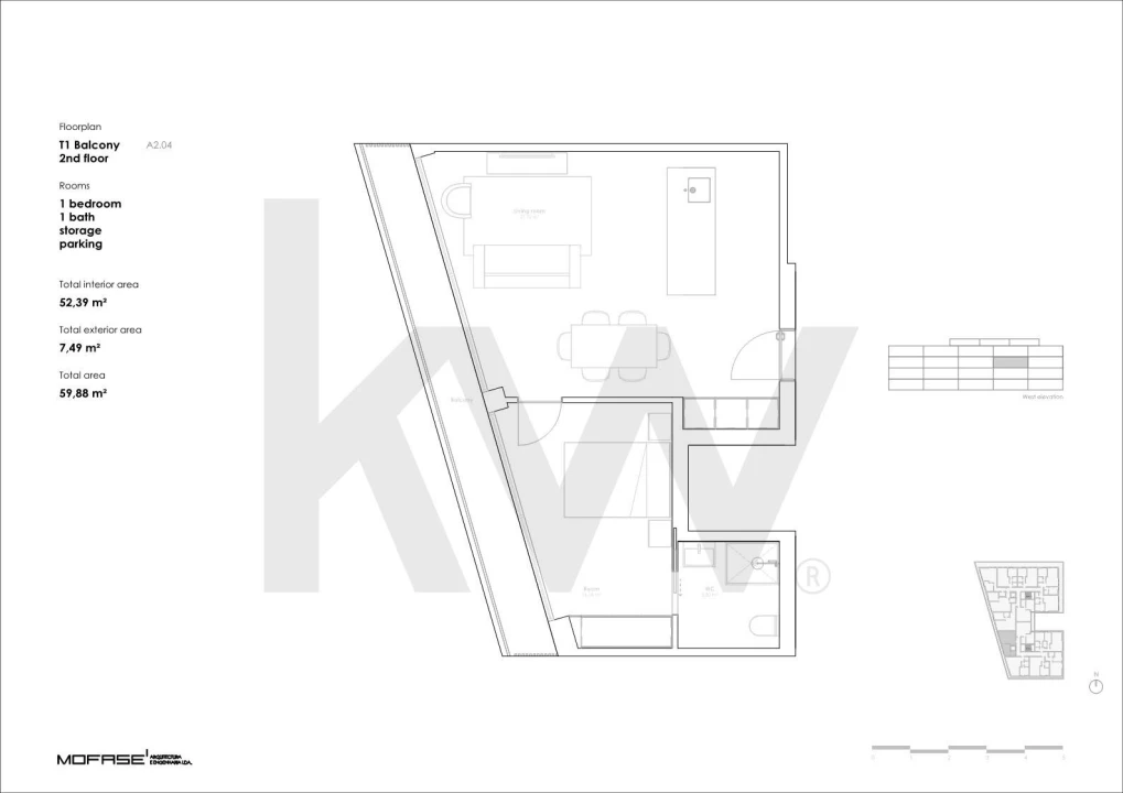 Apartamento T1 para Venda em Paranhos Foto 21