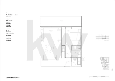 Apartamento T1 para Venda em Paranhos