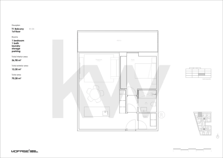 Apartamento T1 para Venda em Paranhos Foto 21