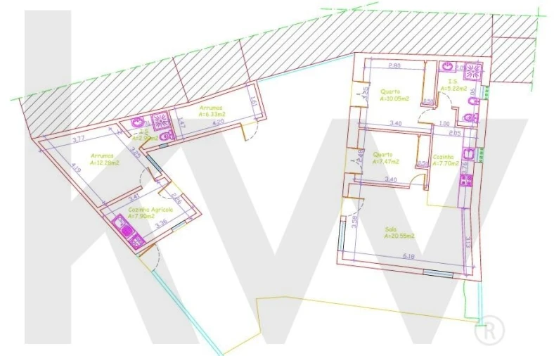 Moradia T2 para Venda em Silveira Foto 46