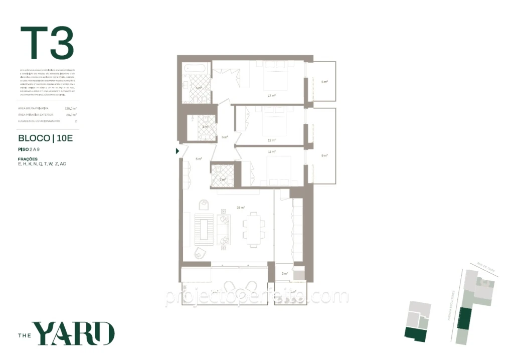 Apartamento T3 para Arrendamento em Santa Marinha e São Pedro da Afurada Foto 28