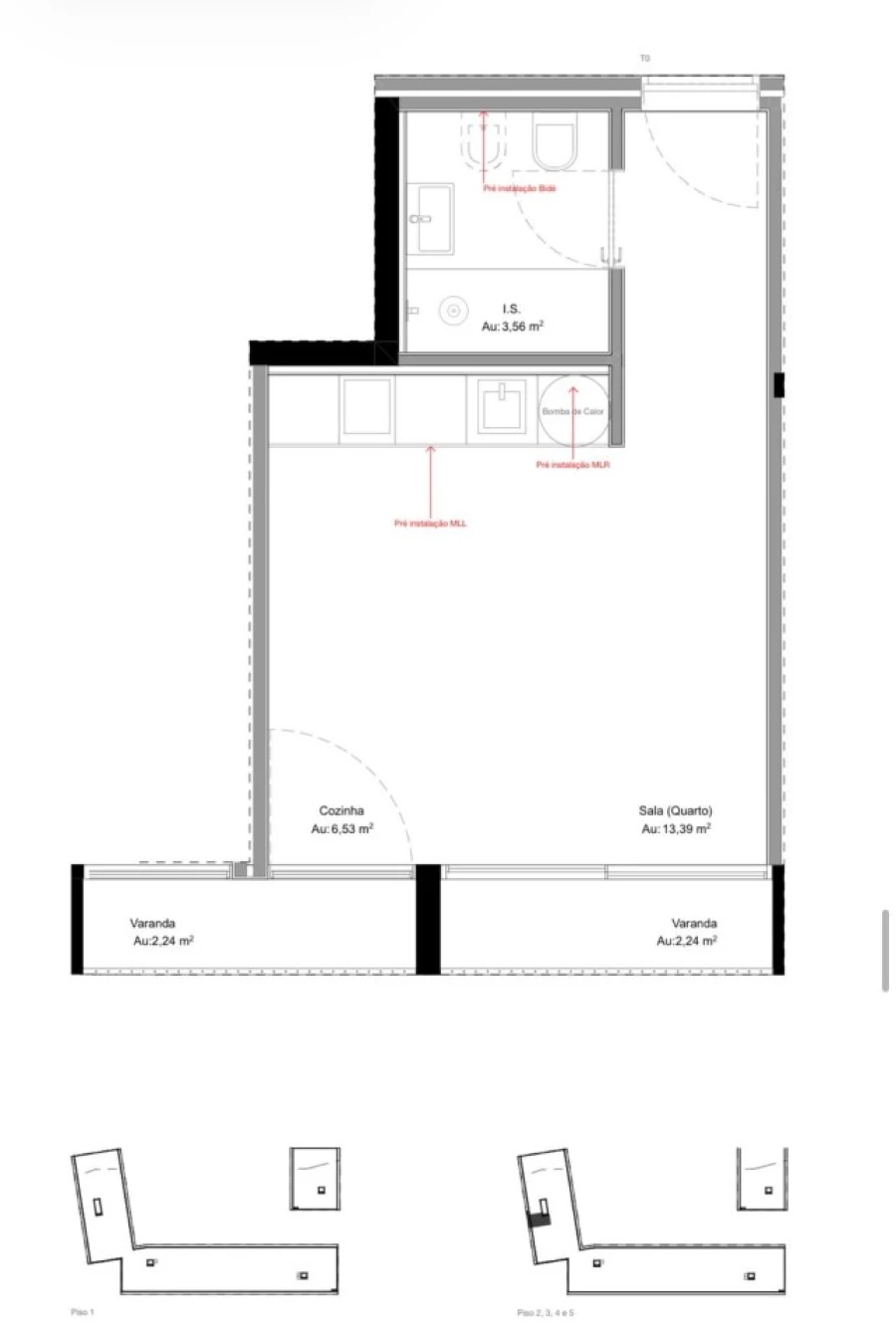 Apartamento para Venda em Vila do Conde Planta 1