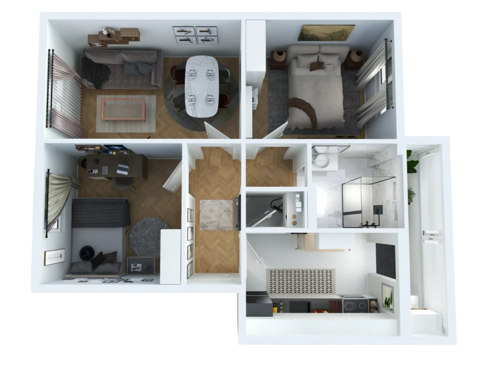 Apartamento T2 para Venda em Ajuda Foto 24