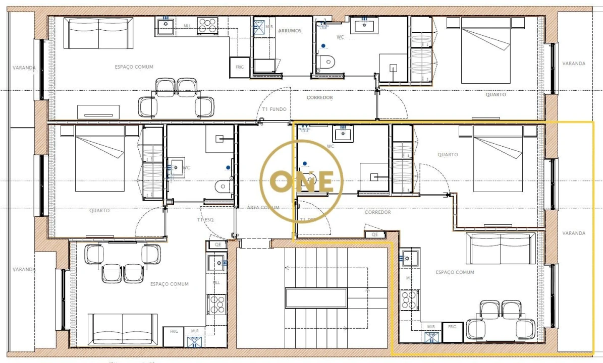 Apartamento T1 para Venda em Vila Nova de Famalicão e Calendário Foto 12