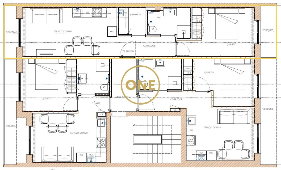Apartamento T1 para Venda em Vila Nova de Famalicão e Calendário Foto 2